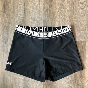 Under armour spandex shorts